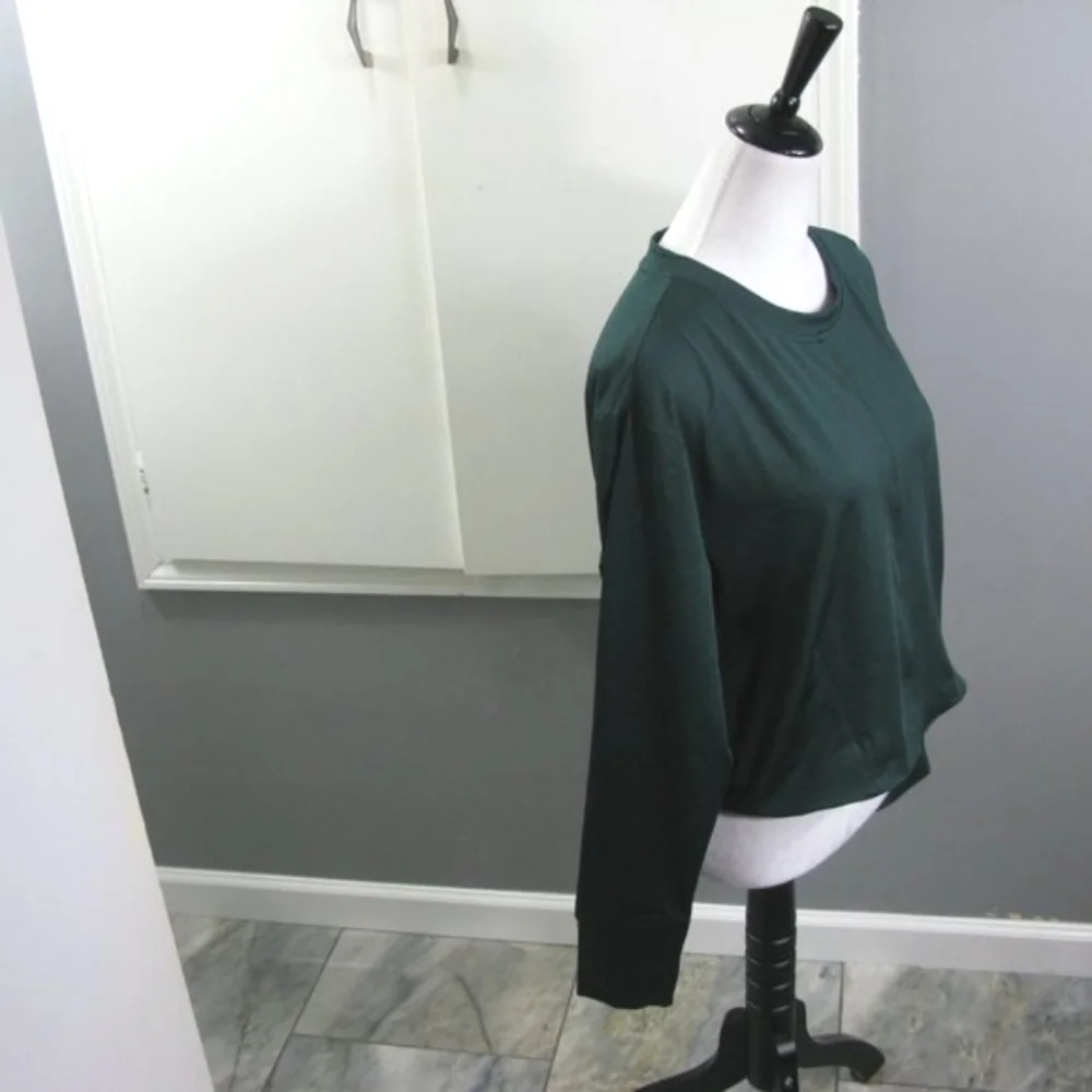 MTA Emerald Green Long Sleeve Athletic Shirt Size Large - Picture 5 of 5